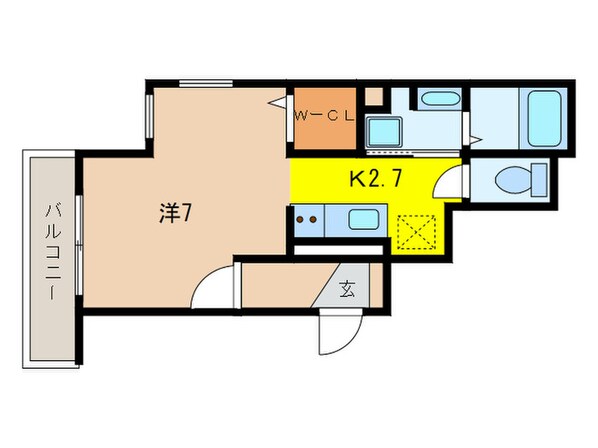 アモーレ松香園の物件間取画像